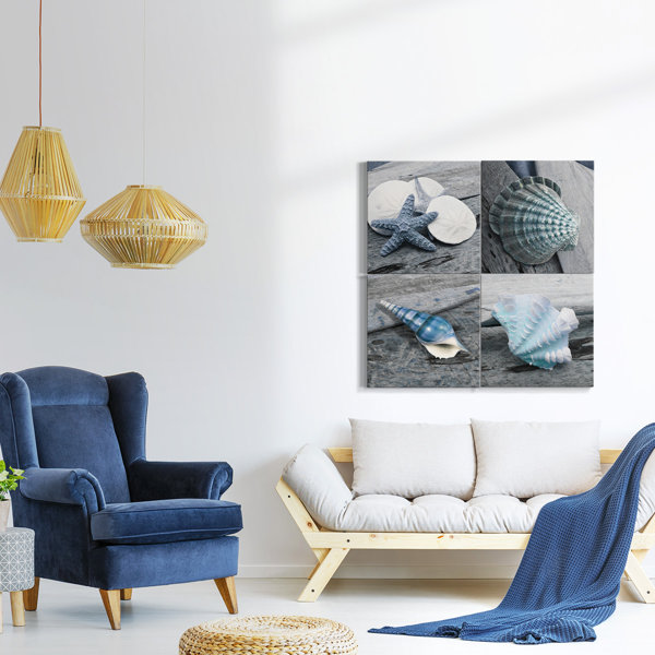 Highland Dunes " Renditions Gallery Beach Wall Décor Seashell Picture